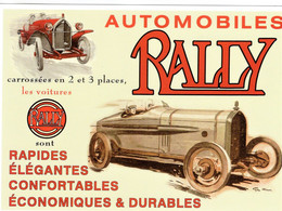 Automobiles Rally  -  Publicité D'epoque - Illustrateur Geo Ham    -  Centenaire Editions Carte Postale - Passenger Cars