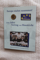 BRD; Numisblatt: Vertrag Von Mastricht; Jahresgabe Der Deutsche Post - Philatelie - Sonstige & Ohne Zuordnung
