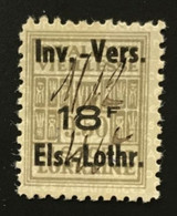 ALSACE SOCIAUX YT 172 - 18 F Sur 9F50 - CV 100€ - RARE - Stamps