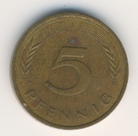 BRD 1980 J: 5 Pfennig, KM 107 - 5 Pfennig