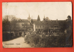 ZBI-37 Vullierens Sur Morges, L'Ecole, TRES ANIME. Circulé Militaire Escadron De Mitrailleurs 1. BAlla Vuillerens - Morges