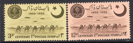 Pakistan 1952 Centenary Of Scinde Dawk Stamps Set Of 2, MNH, SG 63/4 (E) - Pakistan