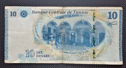 DINARS TUNISIEN DIX DINARS - Tusesië