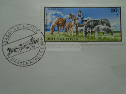 D174238 Bábolna Bábolnai Napok  1981   Hungary  Stamp  Horse  - Special Postmark Sonderstempel Cachet Spécial - Otros & Sin Clasificación