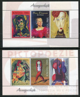 ROMANIA 2004 Modern Paintings Blocks MNH / **.  Michel Blocks 348-349 - Unused Stamps