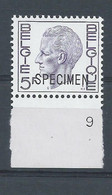 N°1645  P5 ** SURCHARGE SPECIMEN. - Autres & Non Classés