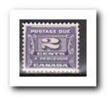 Canada 1934, Plakker MH, Port - Portomarken