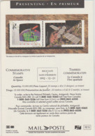 1992 Canada Post Letter Mail Presenting Poste Lettre En Primeur  Space Ere Spaciale - Histoire Postale