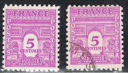 FRANCE : N° 620 ** Et Oblitéré (Arc De Triomphe) - PRIX FIXE - - 1944-45 Triumphbogen