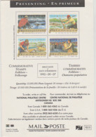 1992 Canada Post Letter Mail Presenting Poste Lettre En Primeur Folklore Folksongs Chansons Populaires Clé De SOL Key - Postgeschiedenis