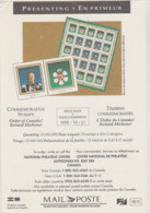 1992 Canada Post Letter Mail Presenting Poste Lettre En Primeur Order Ordre Roland Michener - Postal History