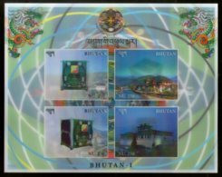 Bhutan 2018 Entry In Space Nano & Cube Satellite Dragon 3D Stamp M/s MNH # 9227 - Autres