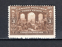 CANADA N° 107  NEUF SANS CHARNIERE  COTE 60.00€  ANNIVERSAIRE DE LA CONFEDERATION  VOIR DESCRIPTION - Unused Stamps