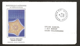 Polynésie 1978 N° 419 O FDC, Premier Jour, Aquarium Des Lagons, Halityle Regularis, Nouméa, Etoile De Mer Tropicale - Briefe U. Dokumente