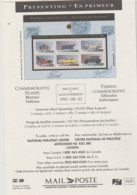 1993 Canada Post Letter Mail Presenting Poste Lettre En Primeur Historic Vehicles Véhicules Historiques - Postal History