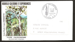 Polynésie 1982 N° 457 O FDC, Premier Jour, Flore, Arbres, Savane à Niaoulis, Marécages, Miel, Huiles Essentielles, Liège - Storia Postale