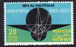 Pakistan 1969 Millenary Commemoration Of Ibn-al-Haitham, MNH, SG 286 (E) - Pakistan