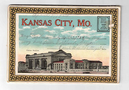 KANSAS CITY, Missouri, USA, Coca Cola Building, 1924 Old Souvenir  Fold-Out Postcard - Kansas City – Missouri