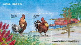 2016 Block, ROOSTERS, ÅLAND, FINLAND, MNH - Aland