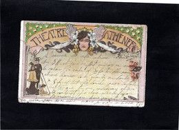 THEATRE ATHENEE - Carnet Du Passe Partout De L'Exposition 1900 - Au Dos Cachet Paris 41 - Voir Descriptif - Theater