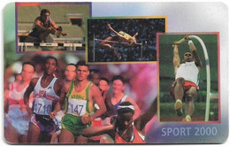 S. Africa - MTN - Sport 2000 Series - Montage Of Sports #2, 2000, 15R, 100.000ex, Used - Südafrika