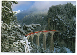 FILISUR Landwasser-Viadukt Mit Rhätischer Bahn Unesco Welterbe - Filisur