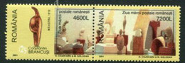 ROMANIA 2001 Stamp Day MNH / **.  Michel 5550-51 - Ungebraucht