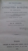 Dictionnaire Des Antiquités Grecques Et Romaine ANTHONY RICH Firmin Didot 1861 - Wörterbücher
