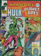 BD Marvel Comics UK The Incredible Hulk And Planet Of The Apes - 15/06/1977 - Cómics Británicos
