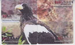 ISRAEL BIRD EAGLE 6 PUZZLES OF 24 CARDS - Adler & Greifvögel