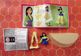 PRINCESS MULAN VV370  + BPZ KINDER   ITALIA  2020 Ferrero - Dessins Animés