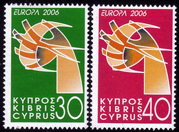 Chypre  - Europa CEPT 2006 - Yvert Nr. 1085/1086 - Michel Nr. 1074/1075 A  ** - 2006