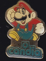 67385- Pin's.Candia.Mario Bros. Est Un Jeu D'arcade Développé Et édité Par Nintendo - Jeux