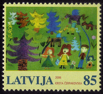 Lettonie - Europa CEPT 2006 - Yvert Nr. 644 - Michel Nr. 674  ** - 2006