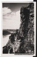 Sächs. Schweiz, Bastei Felsen. Sächsischer Schweiz. 1928. - Bastei (sächs. Schweiz)