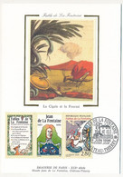 FRANCE - 6 Cartes Maximum Soie - FABLES DE LA FONTAINE - Chateau Thierry - 24 Juin 1995 - 1990-1999