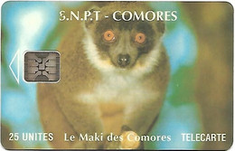 @+ TC Des Comores : Le Maki - SC5 - 25U - ( Ref : KM-OPT-0007 ) - Comores