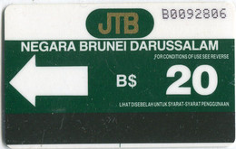 Brunei Negara JTB B$20 Magnetic - Brunei