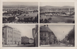 Austria PPC St. Valentin Volks-u. Hauptschule Strassenpartie P. Ledermann ST. VALENTIN 1948 Echte Real Photo (2 Scans) - St. Valentin