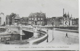 Dunkerque - L'avenue De La Gare, La Pont Thiers, La Sous-Préfecture (1) - Dunkerque