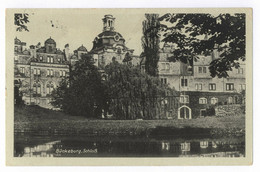 Bückeburg Schloß 1950 Schaumburg Postkarte Ansichtskarte - Bueckeburg