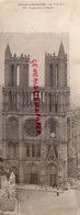 78- MANTES - FACADE DE LA CATHEDRALE- RARE CARTE PRECURSEUR GEANTE  28 CM X 11 CM - Mantes La Ville