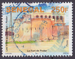 Timbre Oblitéré Sénégal 2017 - Le Fort De Podor - Senegal (1960-...)