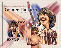 Togo 2011 MNH - 10th Anniversary Of The Death Of George Harrison (1943-2001). YT 499, Mi 4048/Bl.619 - Togo (1960-...)