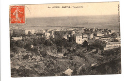 [20] [2B] Haute Corse > Bastia VUE GENERALE CIRCULEE 28 /09/1911-PEU CONNUE!!!!! - Bastia