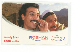 Roshan Telecom Afghanistan 1000 Units - Afganistán