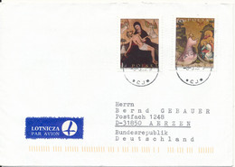 Poland Cover Sent Air Mail To Germany 8-3-1999 - Lettres & Documents