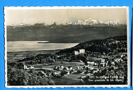 COVR1331, St-Cergue Et Les Alpes, 3371, Circulée 1945 - Saint-Cergue