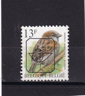 OBL PRE 837 YT 2585 MIC 837 COB "Oiseaux De Buzin"   Moineau Domestique  « BELGIQUE»   27/04 - Typos 1986-96 (Oiseaux)