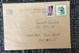 (SIDE LARGE 12-10-2020) France Letter Posted To Australia (2020) - Andere & Zonder Classificatie